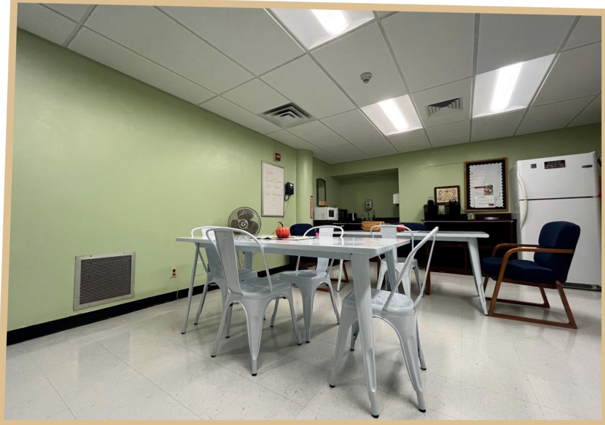 Renovated school meeting room