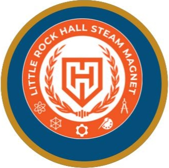 Little Rock Hall STEAM Magnet Logo
