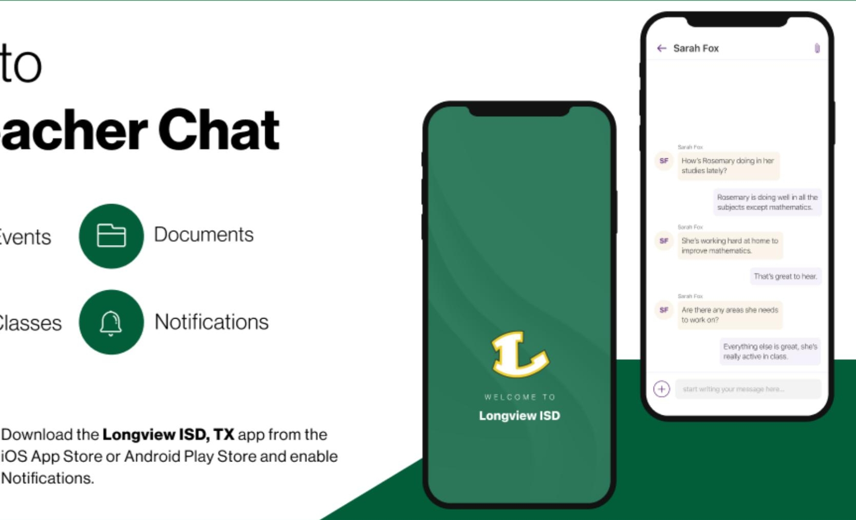 Parent and child using app